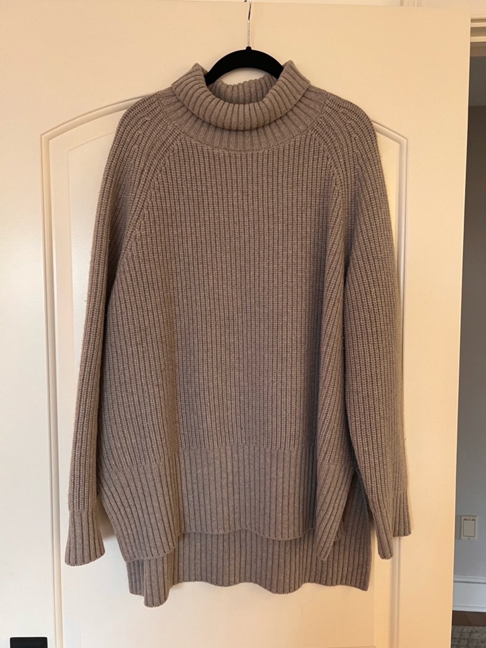 Zara Oversized Knit Turtleneck Sweater